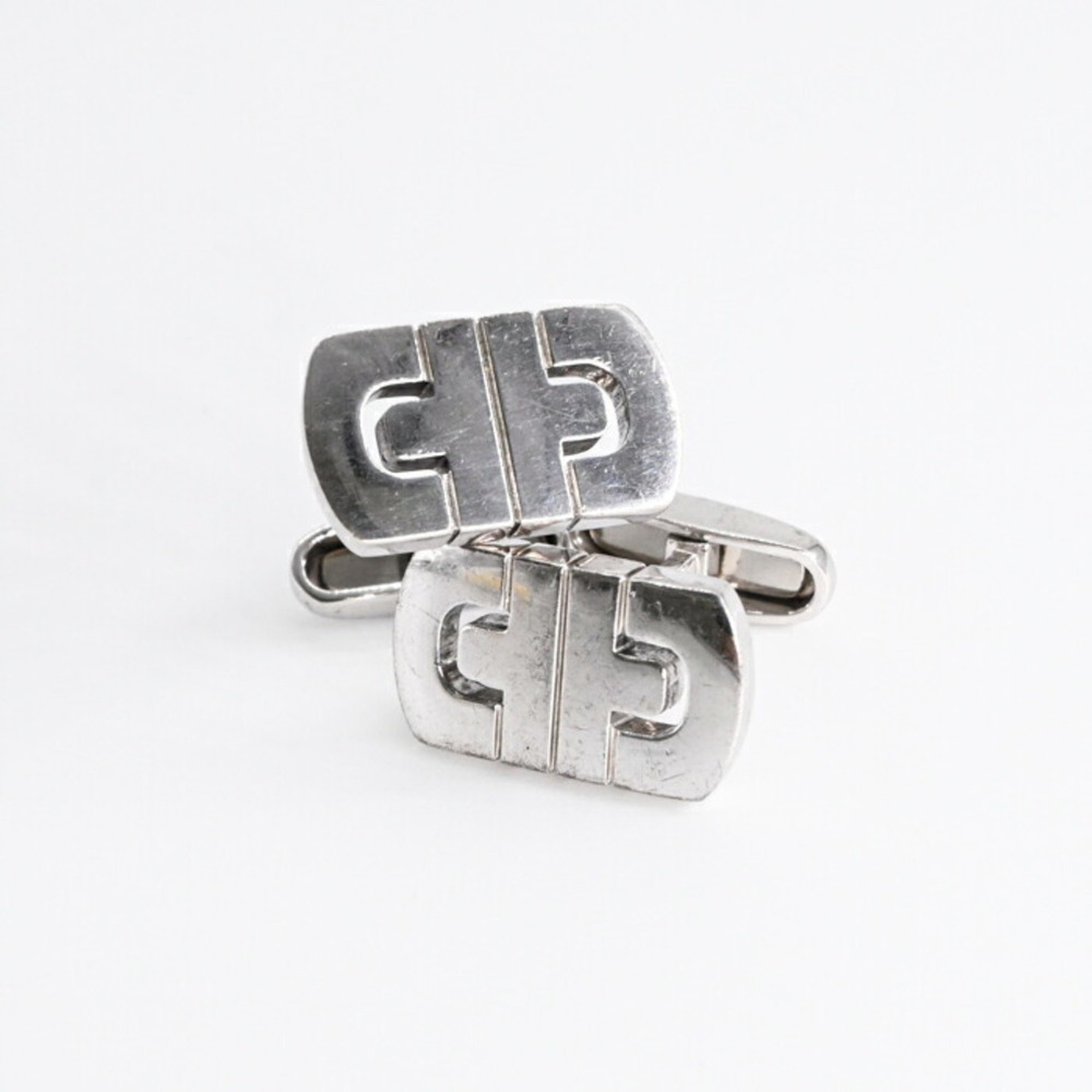 BVLGARI Bulgari Palen Lasi Cufflinks, SV925 Silver, 2331VI